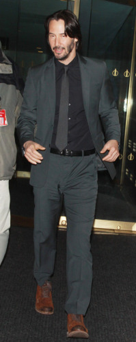 Keanu Reeves hits up 'Today' show to promote his new film '47 Ronin' in NYC. The film hits theaters tomorrow.