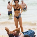 Exclusive... Annalynne McCord & Dominic Purcell Hit The Beach In Sydney
