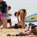 Exclusive... Annalynne McCord & Dominic Purcell Hit The Beach In Sydney