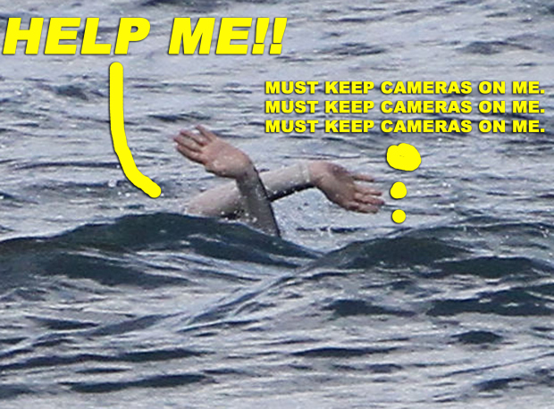 Anne Hathaway Nearly Drowns In Hawaii!!