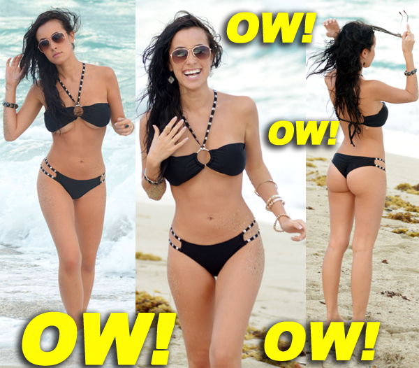 Beauty Queen Lisa Opie certainly kept her shape during the holidays