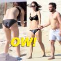 Kelli Garner & Johnny Galecki Vacationing In Mexico