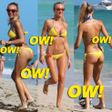 Laura Cremaschi Plays Soccer Wearing Bikini in Miami