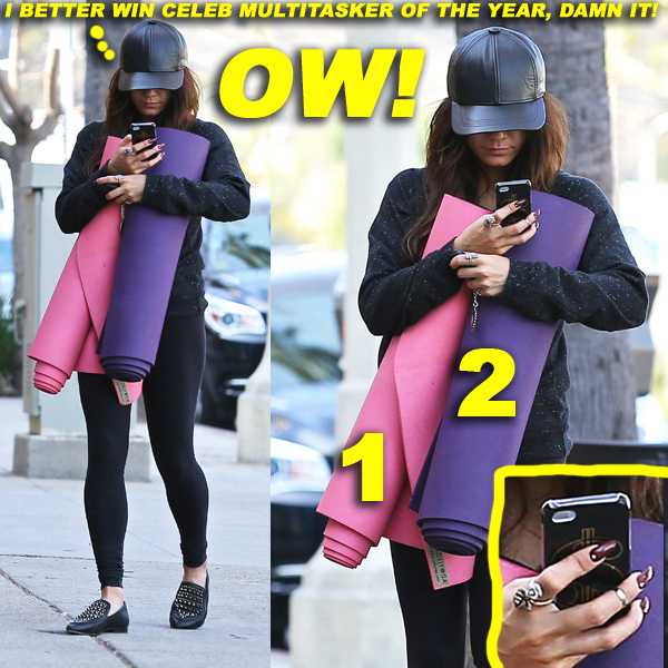 Vanessa Hudgens Attends A Yoga Class