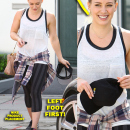 Hilary Duff Gets In A Morning Workout