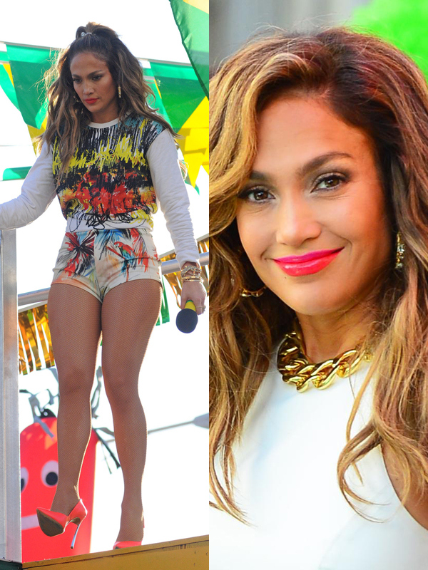Jennifer Lopez, Pitbull and Claudia Leitte film the music video for the World Cup theme song 'We Are One' in Fort Lauderdale