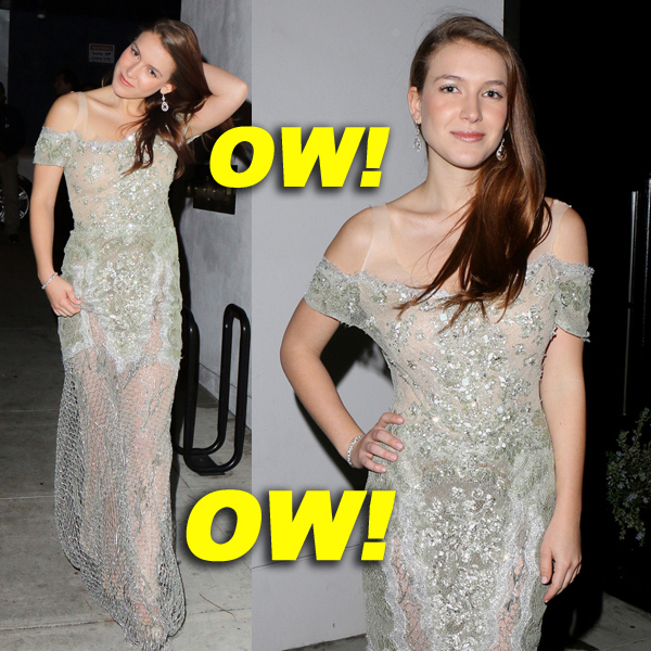 Nathalia Ramos seen leaving Palihouse restaurant in Los Angeles