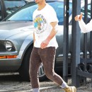Exclusive... Shia Labeouf Heads To The Gym With A Smile
