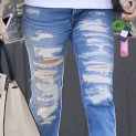 Ashley Tisdale Might Have Overpaid For Those Ripped Jeans