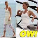 Charlize Theron gets a visit from son Jackson while on a photo shoot in Miami Beach