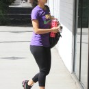 Brenda Song Gets Her Workout In