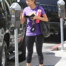 Brenda Song Gets Her Workout In