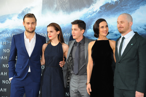 Douglas Booth, Emma Watson, Logan Lerman, Jennifer Connelly, and Darren Aronofsky