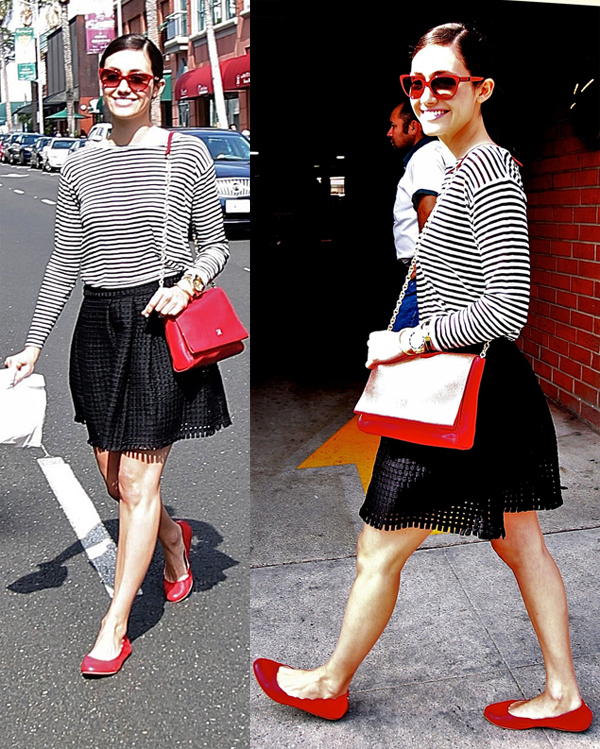Emmy Rossum seen out for lunch