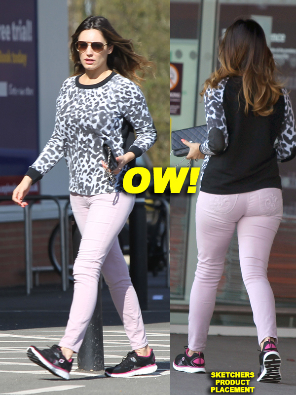 Exclusive... Kelly Brook Goes Grocery Shopping