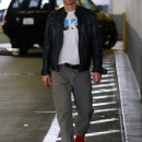 Matthew McConaughey, fresh off his Academy Award win for Best Actor, heads into a medical building in Los Angeles