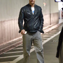 Matthew McConaughey, fresh off his Academy Award win for Best Actor, heads into a medical building in Los Angeles