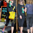 Reese Whiterspoon leaving the gym