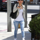 Brenda Song seen at hugos restaurant in West hollywood