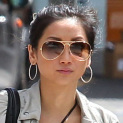 Brenda Song seen at hugos restaurant in West hollywood