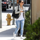 Brenda Song seen at hugos restaurant in West hollywood