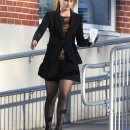 Dianna Agron - on the set of 'Tumbledown' in Worcester ADDS-1