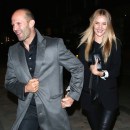 Jason Statham & Rosie Huntington-Whiteley Enjoy A Night Out In London