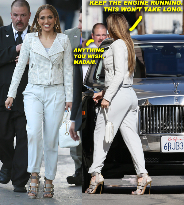 Jennifer Lopez At 'Jimmy Kimmel Live!'