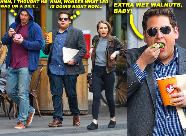 Jonah Hill Crushing Frozen Yogurt In New York