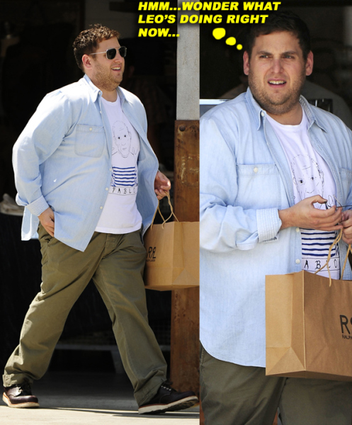 Jonah Hill Shops At Ralph Lauren