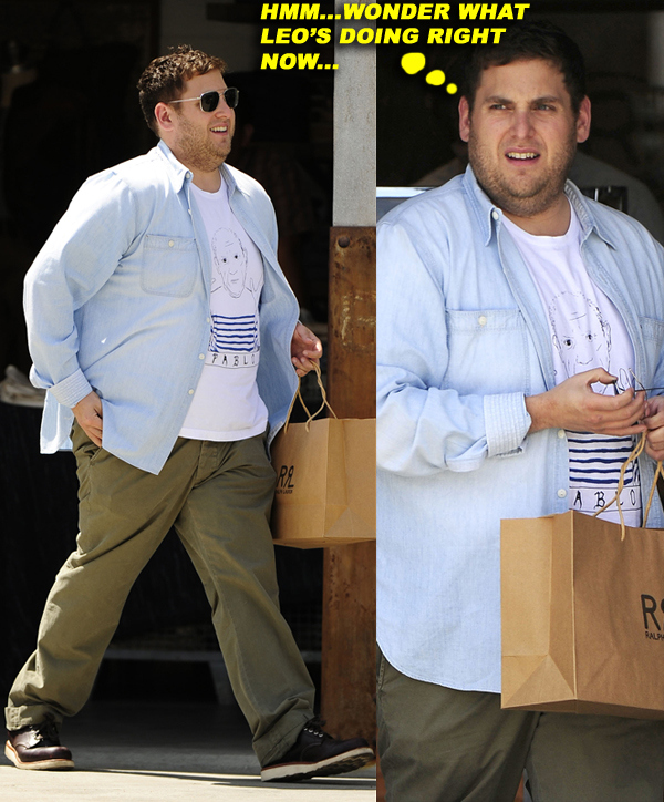 Jonah Hill Shops At Ralph Lauren