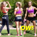 Nikki Leigh & Nikki Lund Enjoy A Sexy WorkoutTogether