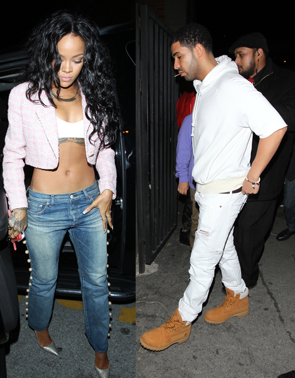 Drake arrives at the Supper Club to attend a party in Hollywood