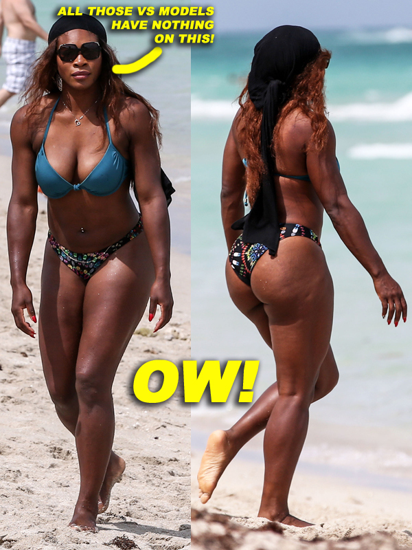 Serena Williams Shows Off Her Bikini Body In Miami