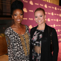 Caitlin O’Connor & Brandy Norwood at Lexus Verses and Flow