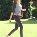 Exclusive... Emily Blunt Visits A Friend In Hollywood