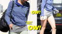 Julianne Hough Wears Really Short Tight Workout Shorts