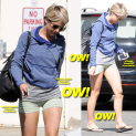 Julianne Hough Wears Really Short Tight Workout Shorts