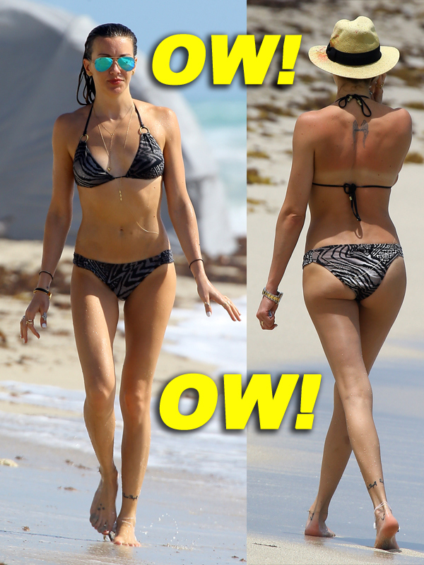 Katie Cassidy Enjoys Another Beach Day In Miami