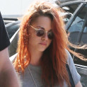 Kristen Stewart Catches A Flight At LAX