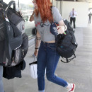 Kristen Stewart Catches A Flight At LAX