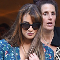 NYC: Lea Michele All Smiles While On Her Book Promo Tour