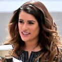 Lea Michele Films Sexy Mall Scene On The Set Of ‘Glee’