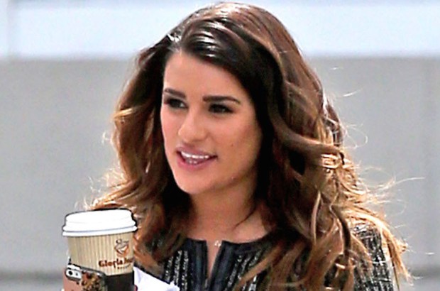 Stars On The Set Of 'Glee'