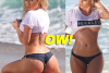 Luxiboo Doing A Wet T-Shirt Beach Photoshoot In Malibu