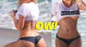 Luxiboo Doing A Wet T-Shirt Beach Photoshoot In Malibu