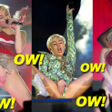 Miley Cyrus Pleasures Herself On Stage In Lyon