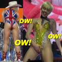 Miley Cyrus Pleasures Herself On Stage In London
