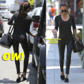 Naya Rivera Hits Up The Coffee Bean & WAX Melrose