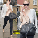 Rosie Huntington-Whiteley seen at a studio in London, England